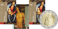 San Marino 2 Euro 2 euro 2023 san marino perugino coincard -