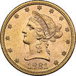 USA $10 EAGLE 1881 S NGC MS 60