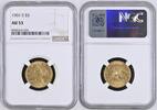 USA $5 HALF EAGLE 1901 NGC AU 53 697.89 £  +  30.34 £ shipping