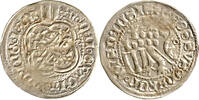 Sachsen-Meißen 1 Schildgroschen Friedrich II, 1428 - 1464, Wilhelm III, Freiberg, GROSSUS. MARCH. MISNENSIS -