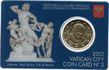 Vatikan 50 Cent 2012 Coincard N. 3, Laocoonte, Papst stempelglanz (ST), ... 5.20 £  +  47.68 £ shipping