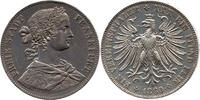 Freie Stadt Frankfurt Freie Stadt Frankfurt, EIN PFUND FEIN, Frankfurt, STARK IM RECHT, A.V. NORDHEIM 1 Vereinstaler 1860 vorzüglich (VZ), kl Rf.