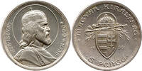 Ungarn 5 Pengö 1938 BP 900. Jahrestag, Tod von St. Stephan, Miklos Horth... 43.35 £  +  47.68 £ shipping