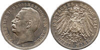 Herzogtum Baden 3 Mark 1914 GOTT MIT UNS, 1908-1915, FRIEDRICH II GROSHE... 65.02 £  +  47.68 £ shipping