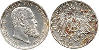 Deutsches Kaiserreich / Wuerttemberg 2 Mark 1900 F Wilhelm II., KOENIG V... 156.05 £  +  47.68 £ shipping