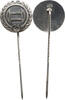 Deutschland Anstecknadel 25. Jahre, Jubiläum, Bosch, 900er Silber, moderne Version, Pin -