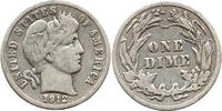 USA 1 Dime Barber Dime, Liberty, ONE DIME, Philadelphia, United States Mint -