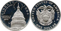 USA 1 Dollar 1994 S Bicentennial of the U.S. Capitol, Zweihundertjahrfei... 39.01 £  +  47.68 £ shipping