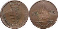 Sachsen-Meiningen 1 Kreuzer 1814 Bernhard II., 1803 - 1866, Herzogtum sc... 13.87 £  +  47.68 £ shipping