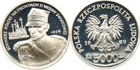 Polen 5000 Zloty 1989 Mint of Poland Warsaw, Henryk Sucharski, Attraktiv... 60.69 £  +  47.68 £ shipping