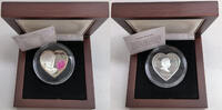 Cook Island 5 Dollar Elizabeth II., 1952 - 2022, Prinzessin Diana, 25g fein -