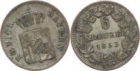 Bayern 6 Kreuzer Königreich Bayern, München, Maximilian II. Joseph -