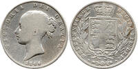 Großbritannien 1 Crown Junge Victoria, 1837 - 1901, Royal Mint, London, William Wyon -