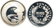 Türkei 10000 Lira Olympische Sommerspiele, Turkish State Mint, Istanbul -