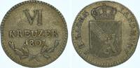 Baden-Durlach 6 Kreuzer Karl Friedrich 1806-1811. -