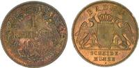 Baden-Durlach Cu Kreuzer Friedrich I. 1852-1907. -