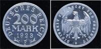 Weimarer Republik 200 Mark 1923 F Matte Stelle a.D. RS. Polierte Platte 73.69 £  +  8.67 £ shipping