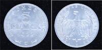Weimarer Republik 3 Mark 1922 J Fast Stempelglanz 8.55 &pound;  +  4.27 &pound; shipping