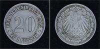 Kleinm&uuml;nzen 20 Pfennig 1892 E Sehr sch&ouml;n 64.09 &pound;  +  8.55 &pound; shipping