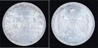 Weimarer Republik 3 Mark 1924 A Fast Stempelglanz 81.18 &pound;  +  8.55 &pound; shipping
