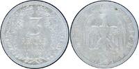 Weimarer Republik 3 Mark 1931 E Winz. Kratzer. Vorz&uuml;glich 275.06 &pound;  +  8.46 &pound; shipping