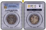 Bundesrepublik Deutschland 5 DM 1966 G PCGS MS65. Stempelglanz 51.27 &pound;  +  8.55 &pound; shipping