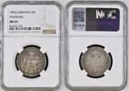 Hamburg 2 Mark 1896 J NGC MS63. Schöne Tönung. Stempelglanz. (Prooflike)