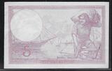 FRANCE . 5 Francs 13/07/1939 Femme casquée. Frau mit Helm.Violet. Alphabet: H.57953. Numéro: 150 . VF+