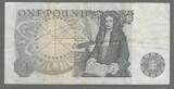 UNITED KINGDOM . GRANDE BRETAGNE. 1 Pound (1978) .REINE ÉLISABETH II . Serie: 10B . VF-.