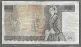 UNITED KINGDOM . GRANDE BRETAGNE. 10 Pounds (1984) .REINE ÉLISABETH II . Serie: CU32 . Gutes F.