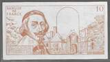 FRANCE. (10 NF) (1960-1964) RICHELIEU. Schulbanknote. Billet à usage scolaire . aEF