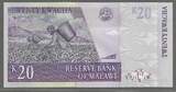 MALAWI. 20 Kwacha. 31/10/2007. John ChilenBwe. Serie: BE . Fast NEU. AU-55.