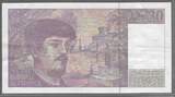 FRANCE. 20 Francs. 1990. DEBUSSY. Komponist, Compositeur.Alphabet: A.027 . VF+ .
