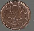 EUROPA. DEUTSCHLAND/ALLEMAGNE. 2 Cent. 2003 F. F=Stuttgart .die Währung hat eine verzögerte Prägung. Casquette . VF
