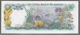 BAHAMAS. 1 Dollar. 1974 REINE ÉLISABETH II . Serie: K/1 . Fast NEU. AU-55.