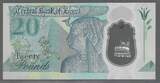 EGYPT/ÉGYPTE. 20 Pounds. (2023) RAMSÈS II sur un CHAR. Statue de CLÉOPÂTRE . Polymer. Fast NEU. AU-55.