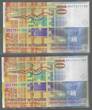 SVIZRA, SVIZZERA, SUISSE, SCHWEIZ. 10 Francs. (20)00. LE CORBUSIER . 8ème série. Serie: C . fortlaufende Nummern. Consécutifs . EF.