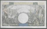 FRANCE. 1000 Francs. 06/07/1944. COMMERCE et INDUSTRIE. (Handel und Industrie) Alphabet: D.3620 N° 219 . Fast NEU. AU-55.(ohne Nadellöcher.KL.Fehler oben r