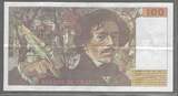 FRANCE. 100 Francs. 1994. DELACROIX, modifié, nouveau code pénal . Alpfabet: L.268 . VF+ .