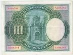 ESPAGNE 1000 PESETAS 1.7.1925 VF / SUP(défaut coin gauche)