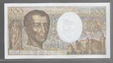 FRANCE 200 FRANCS 1990 MONTESQUIEU. ALPHABET: P.077 . fast UNC