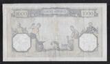 FRANCE 1000 FRANCS 15.04.1937 "CERES et MERCURE Alphabet U.2793" VF-