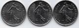 FRANCE 5 Francs 1994, 98, 99 3X Säerin, 1994 