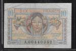 FRANCE . 10 Francs TRÉSOR FRANÇAIS . -