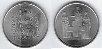 SVIZRA. SVIZZERA. SCHWEIZ. SUISSE . 5 Francs/Franken VERFASSUNG. CONSTITUTION . -
