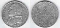 VATICANO 2 Lire Pape, Papst. PIUS IX. PIE IX . -