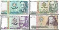 PERÚ/PÉROU. 7 NOTES. 10, 50, 100, 500, 1000, 5000, 10000 Intis . -