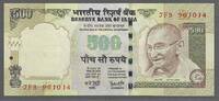 BHARAT. INDIA . 500 Rupees . Mohandas Karamchand Gandhi. Unterdruck-Buchstabe:(R) Serie: 7FB . -