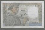 FRANCE. 10 Francs. 26/04/1945. MINEUR . Alphabet: M.104 . Sehr sch&ouml;n. 3.39 &pound;  +  16.50 &pound; shipping