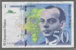 FRANCE. 50 Francs. 1994. SAINT-EXUP&Eacute;RY. Serie: F 018 . Sch&ouml;n. 28.78 &pound;  +  16.50 &pound; shipping